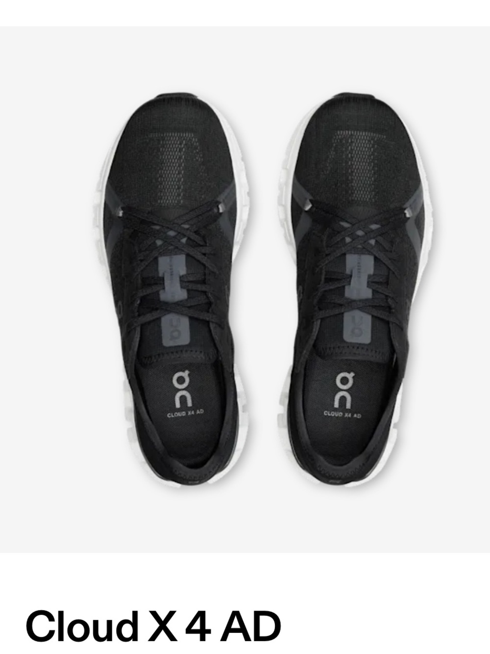 On Cloud X 4 black women’s 9 sneaker shoe - Picture 6 of 7